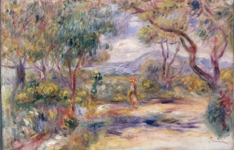 נוף בקאן (גן של רנואר) - פייר-אוגוסט רנואר
