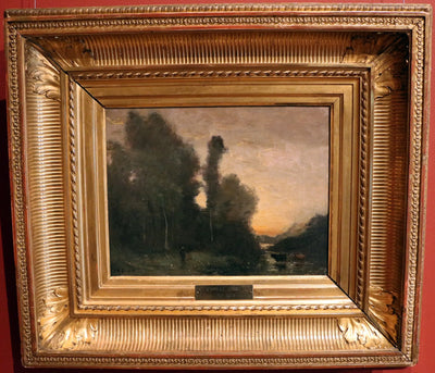 Paysage ambiance du soir - Jean-Baptiste Camille Corot - Alpha Reproduction