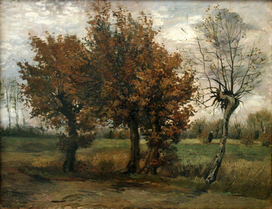 נוף סתיו עם ארבעה עצים - Vincent van Gogh