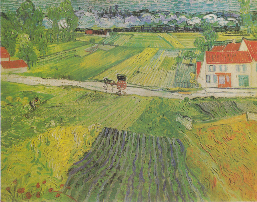 נוף מאובר לאחר הגשם - Vincent van Gogh