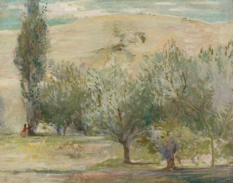 נוף עם דמויות - צ'ארלס קונדר