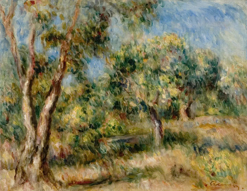 נוף קאן - פייר-אוגוסט רנואר