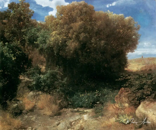 Paysage de Campagna - Arnold Böcklin - Reproductions de tableaux et peintures haut de gamme