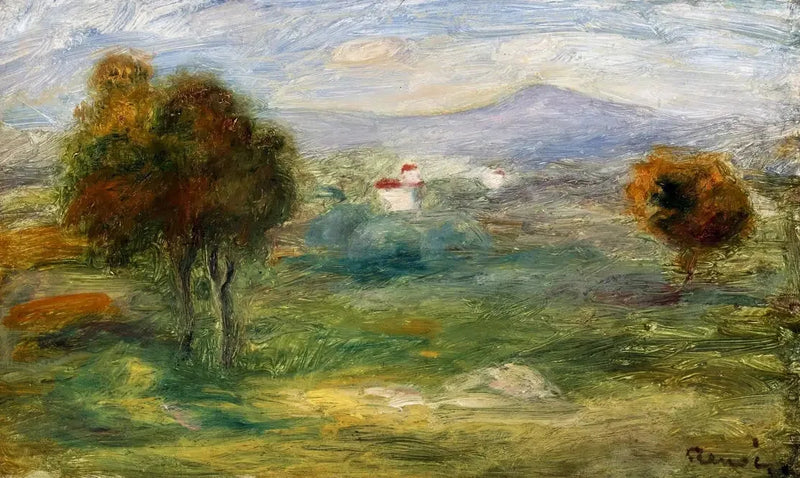 נוף של קרו דה קאן. - פייר-אוגוסט רנואר