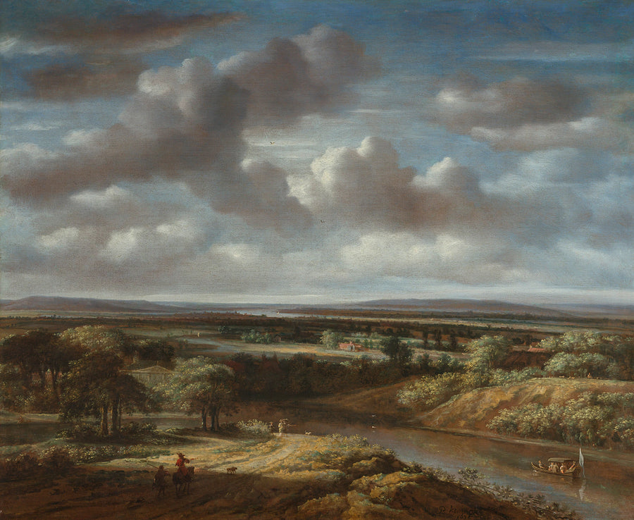 Paysage fluvial - Philips Koninck