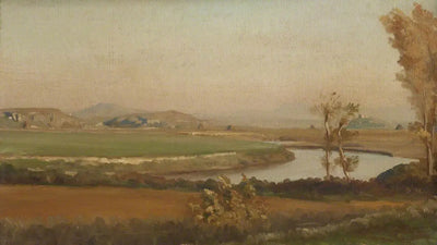 Paysage fluvial probablement en Italie - Frederic Leighton - Alpha Reproduction