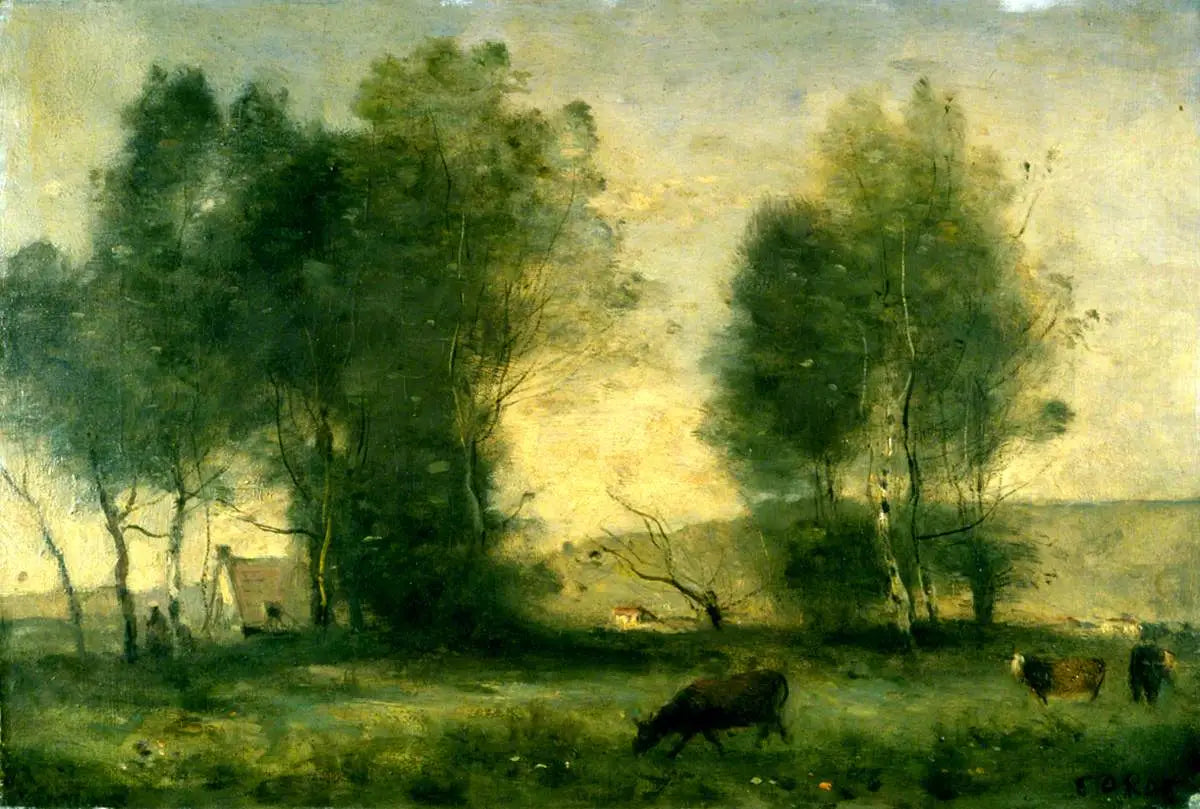 Paysage - Jean-Baptiste Camille Corot - Alpha Reproduction