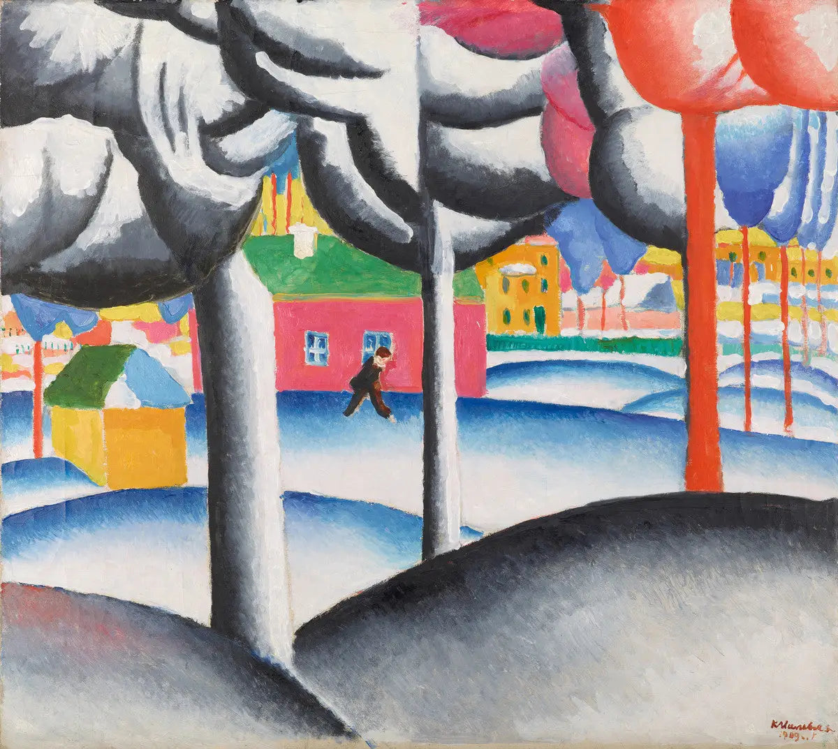 Paysage (L’Hiver) - Kazimir Malevich - Alpha Reproduction