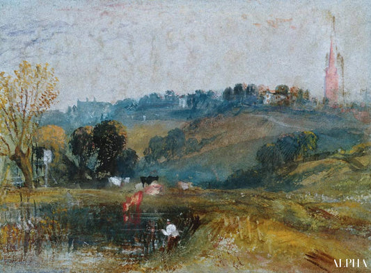 Paysages près de Petworth - William Turner - Reproductions de tableaux et peintures haut de gamme