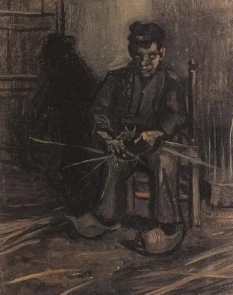 איכר מייצר סל - Vincent van Gogh