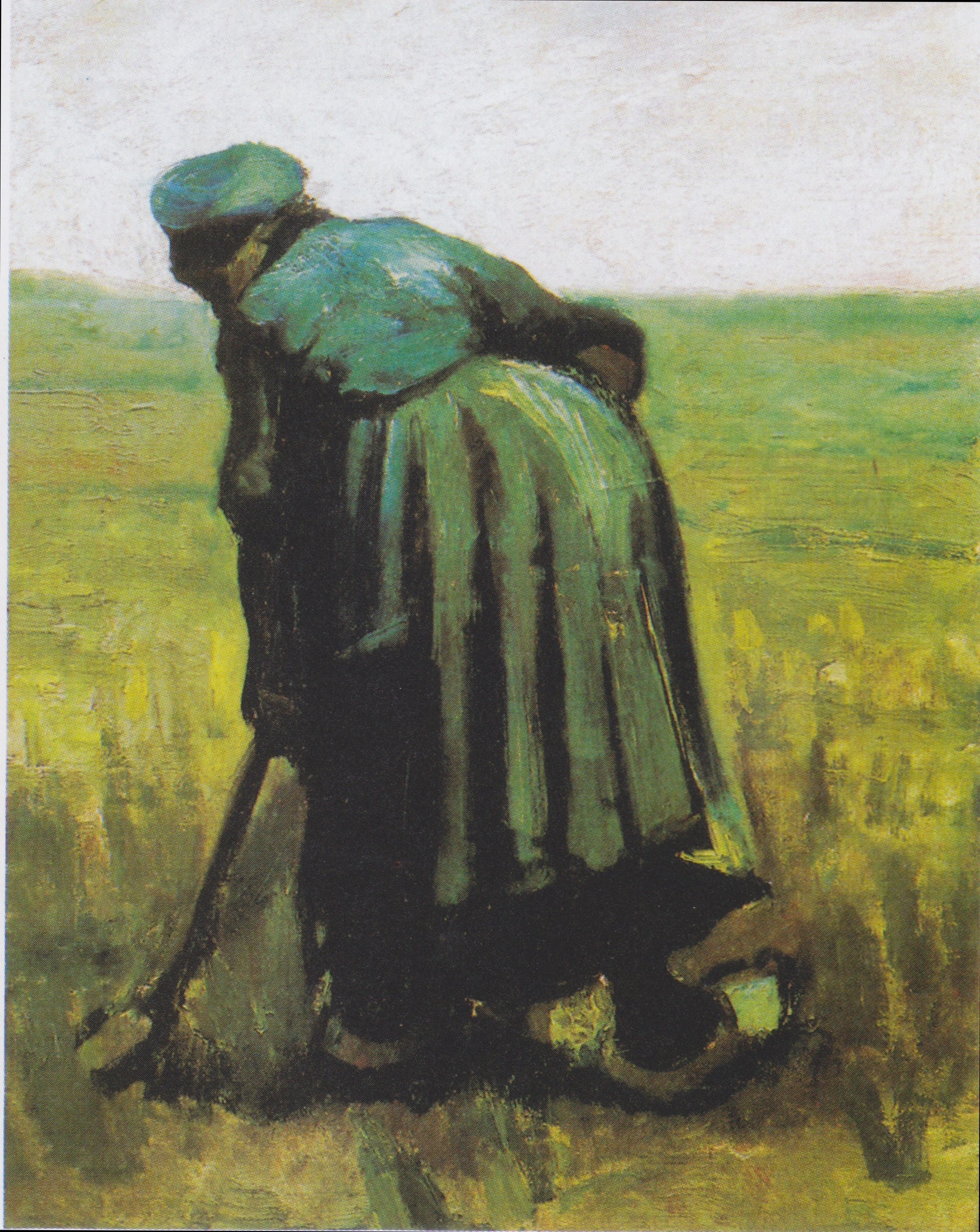 Paysanne creusant vue de dos F95 JH827 — Vincent van Gogh