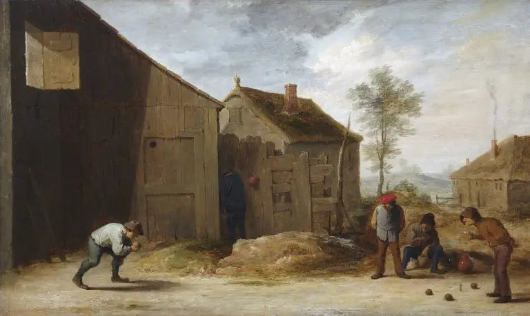 איכרים המשחקים בבולס - דוד טנייר הצעיר