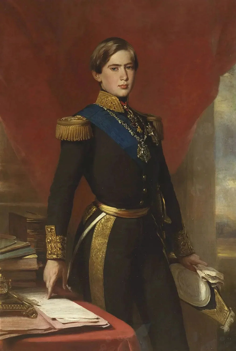 פדרו V, מלך פורטוגל (1837-1861) - פרנץ קסאוור וינטרהולטר
