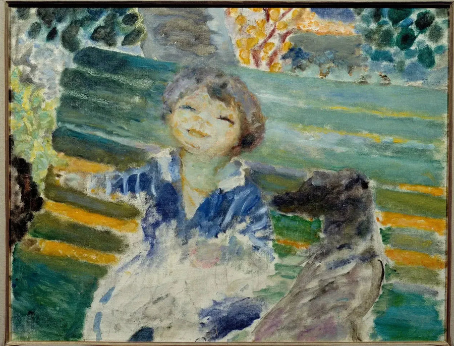 ילדה קטנה וכלבה - פייר בונאר
