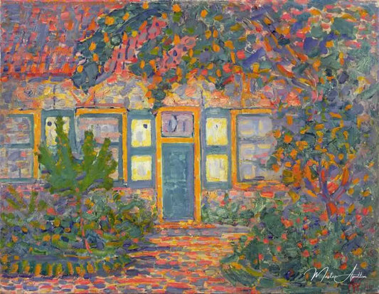 Petite maison ensoleillée - Mondrian - Reproductions de tableaux et peintures haut de gamme