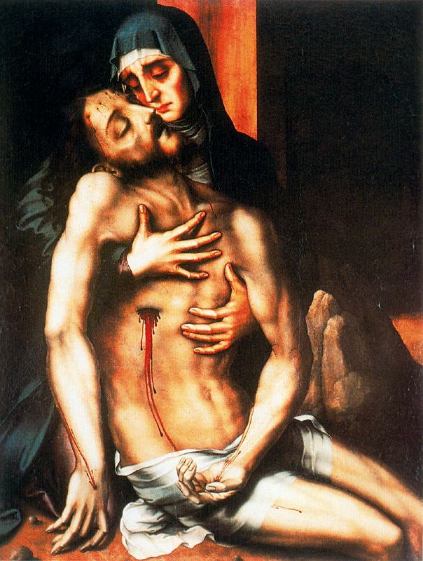 Pietà - Luis de Morales image 1 reproduction réalisée par Alpha Reproduction