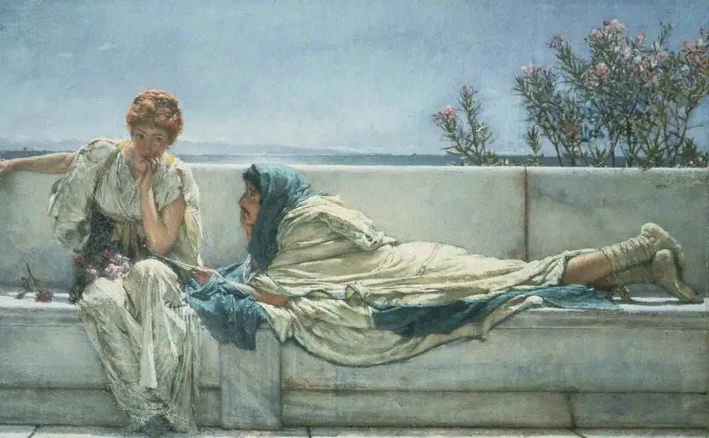 Plaidoirie - Lawrence Alma-Tadema image 1 copie de tableau peinte à la main