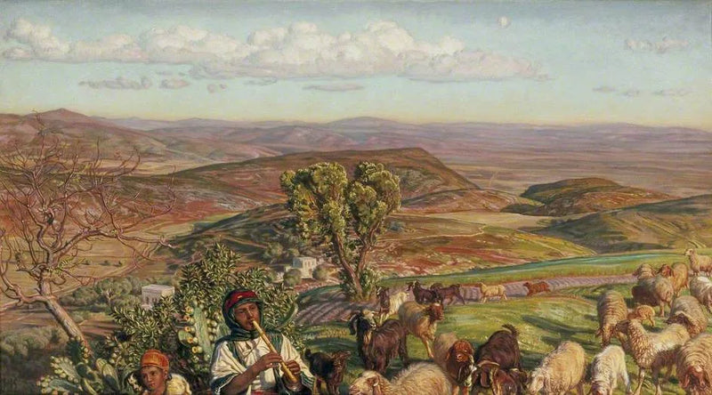 מישור אדירעון מנקודת תצפית מעל נצרת - ויליאם הולמן Hunt
