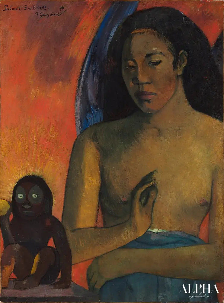 Poémes barbares - Paul Gauguin - Reproductions de tableaux et peintures haut de gamme