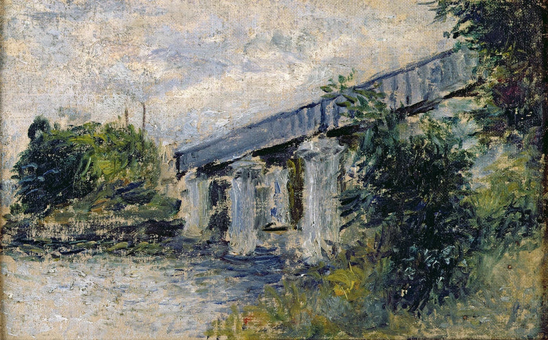 גשר הרכבת, Argenteuil W320 - קלוד מונה