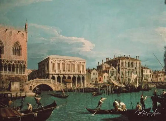 Pont des Soupirs - Giovanni Antonio Canal - Reproductions de tableaux et peintures haut de gamme