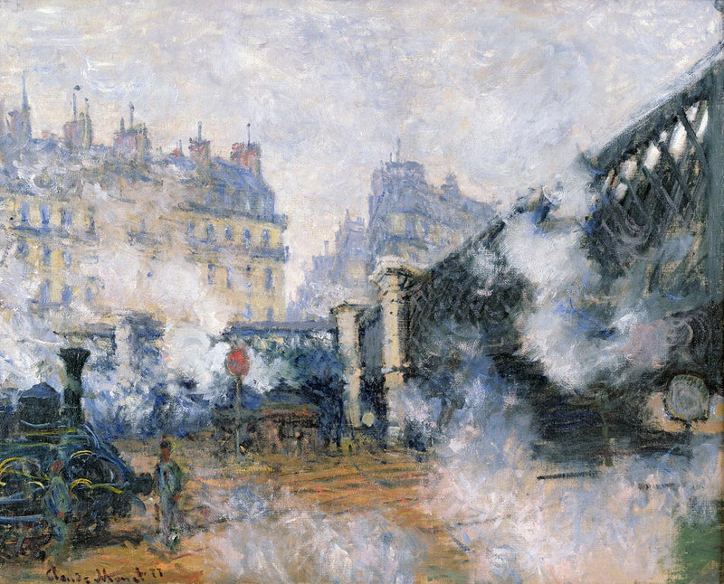 תחנת Pont de l'Europe, Saint-Lazare W442 - קלוד מונה