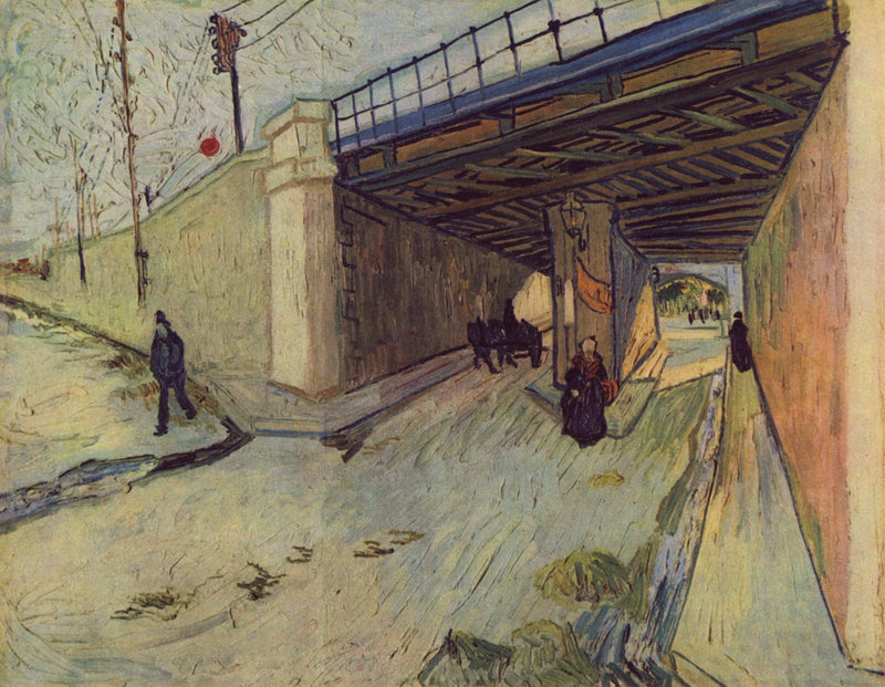 גשר רכבת על שדרות מונמז'ור, ארל, לה - וינסנט ואן גוך