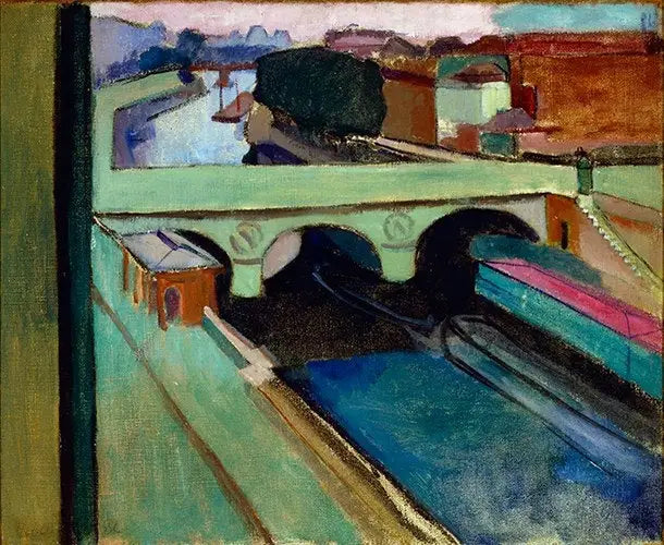 Reproduction du tableau « Pont Saint-Michel - Henri Matisse » par Alpha Reproduction en peinture à l’huile