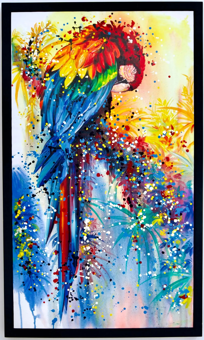פופ ארט תוכי  | 80 X 140 ס