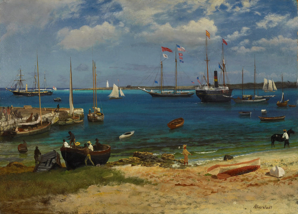 Port de Nassau - Albert Bierstadt - Alpha Reproduction