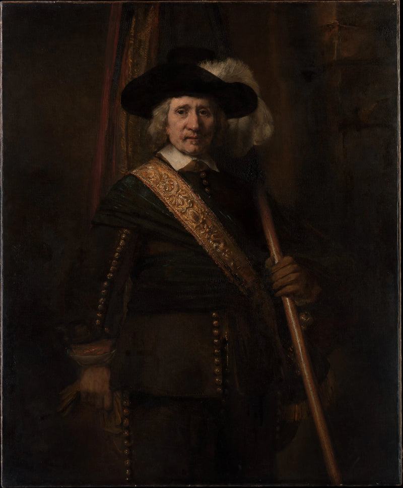 Le Porte-étendard - Rembrandt (Rembrandt van Rijn)