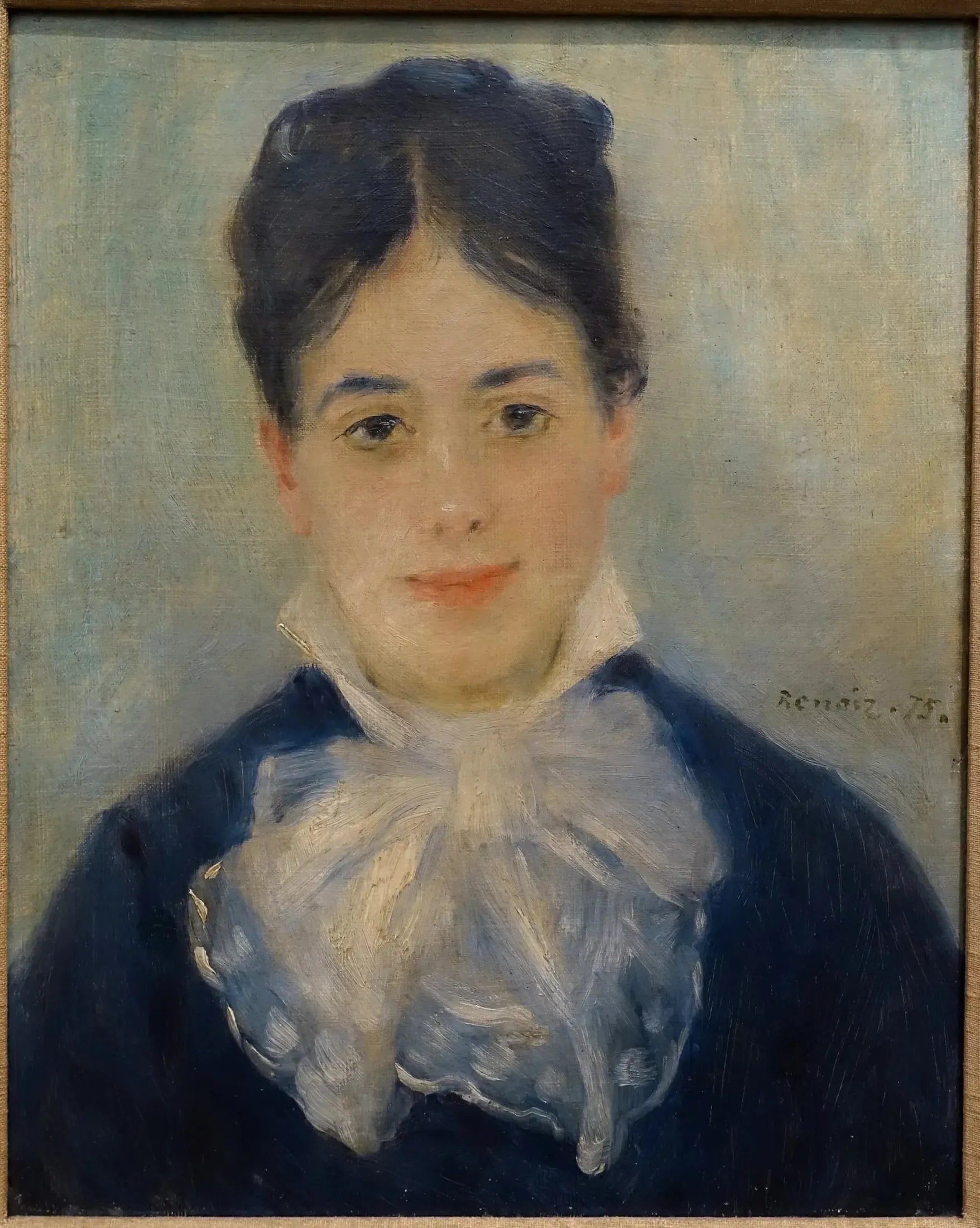 Portrait d'Alphonsine Fournaise - Pierre-Auguste Renoir image 1 reproduction d’œuvre d’art à l’huile