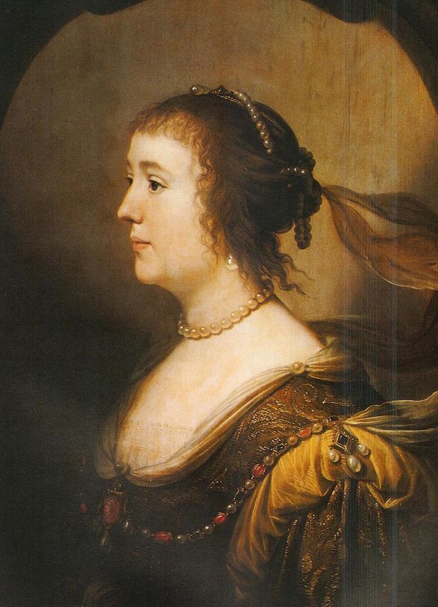 Portrait d’Amalia van Solms (1602-1675) - Gerrit van Honthorst - Alpha Reproduction