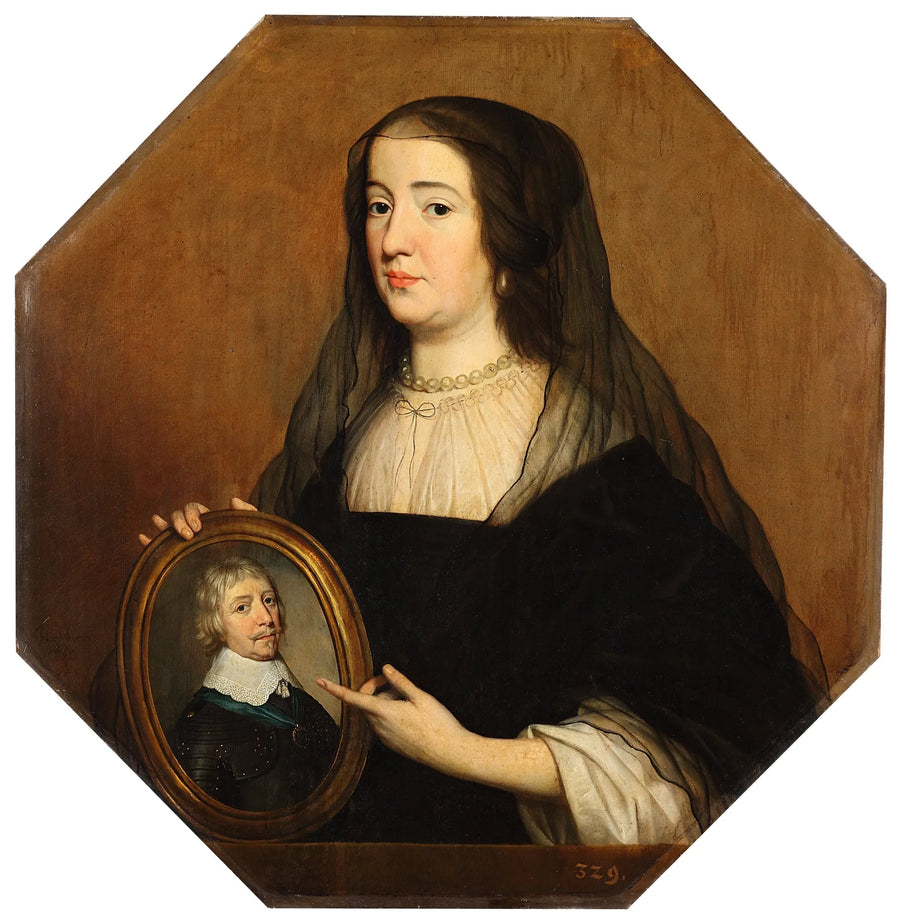 פורטרט של אמליה ואן סולמס (1602-1675) - גריט ואן הונטרוסטר