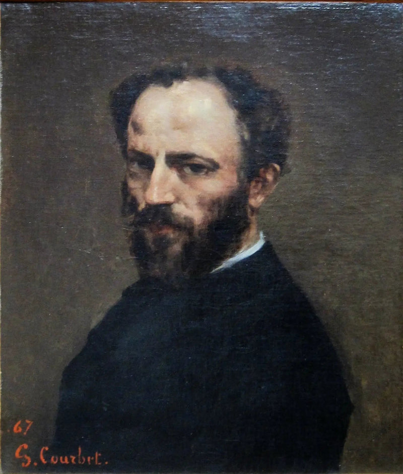 דיוקן של אמנד גוטייה (1825-1894), צייר - גוסטב קורבה