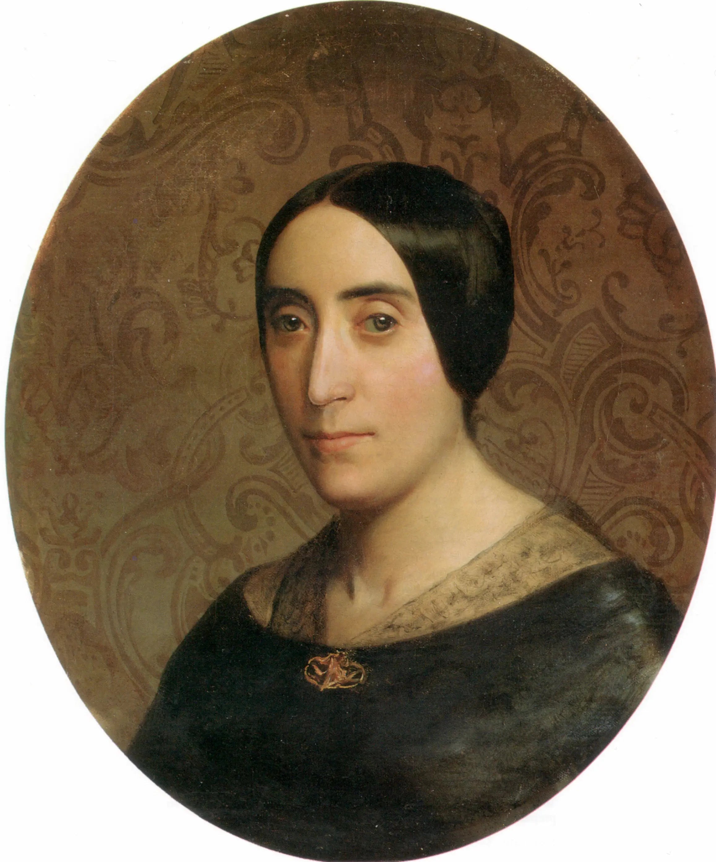 Reproduction du tableau « Portrait d'Amélina Dufaud, épouse Bouguereau, tante de l'artiste - Bouguereau » par Alpha Reproduction en peinture à l’huile