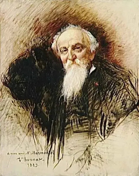 דיוקן של אנטואן פרנסואה מרמונטל (1816-1898), פסנתרן, מלחין ומוזיקולוג צרפתי - ליאון בונאט