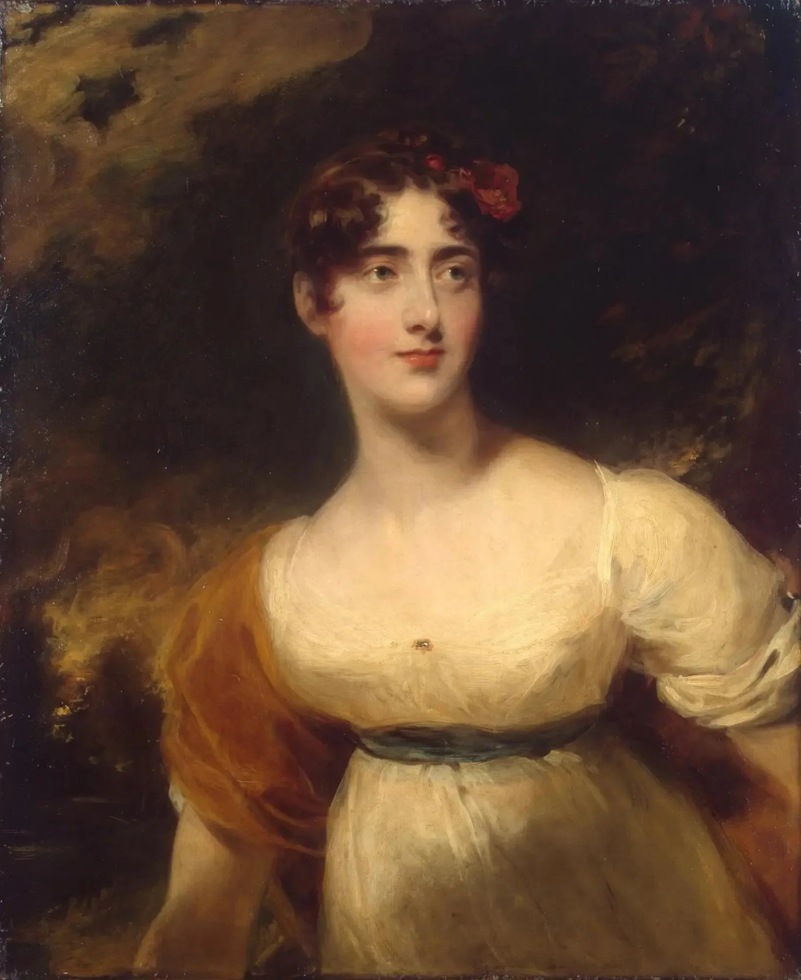 Portrait d'Emily Harriet Wellesley-Pole (Lady Raglan) (1792-1881) - Thomas Lawrence image 1 reproduction de peinture à l’huile