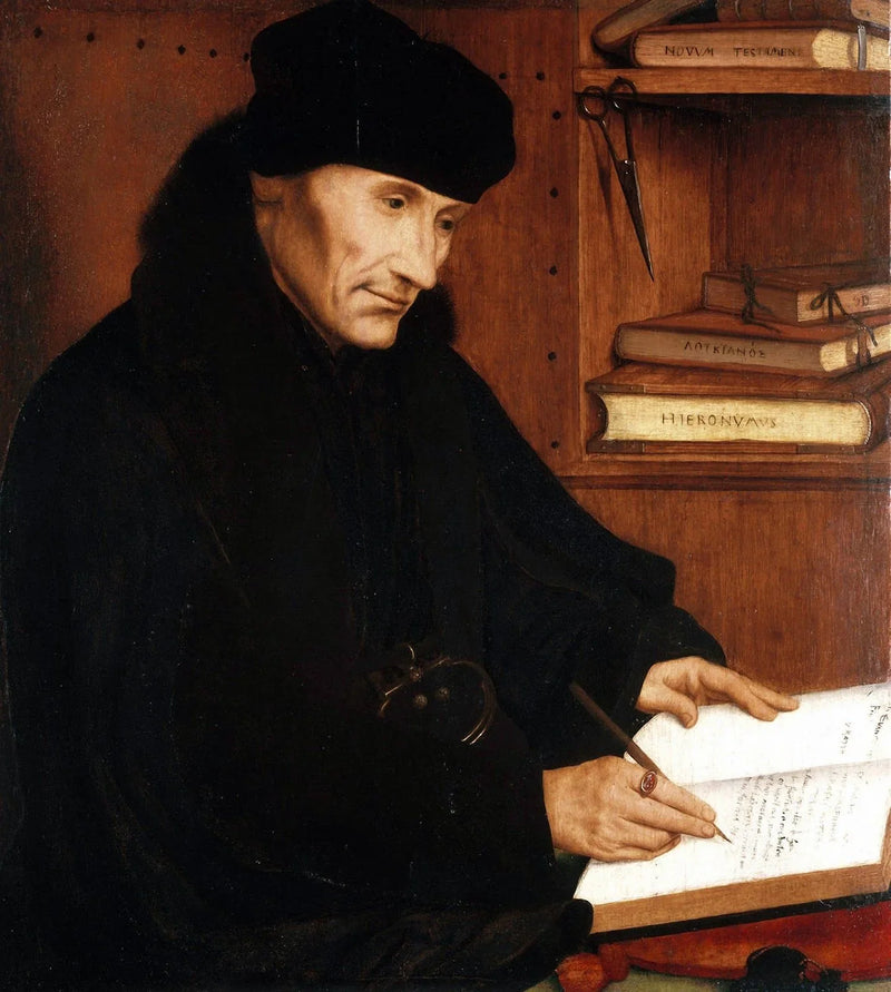 דיוקן של ארסמוס מרוטרדם (1466–1536) - קווינטין מטיס