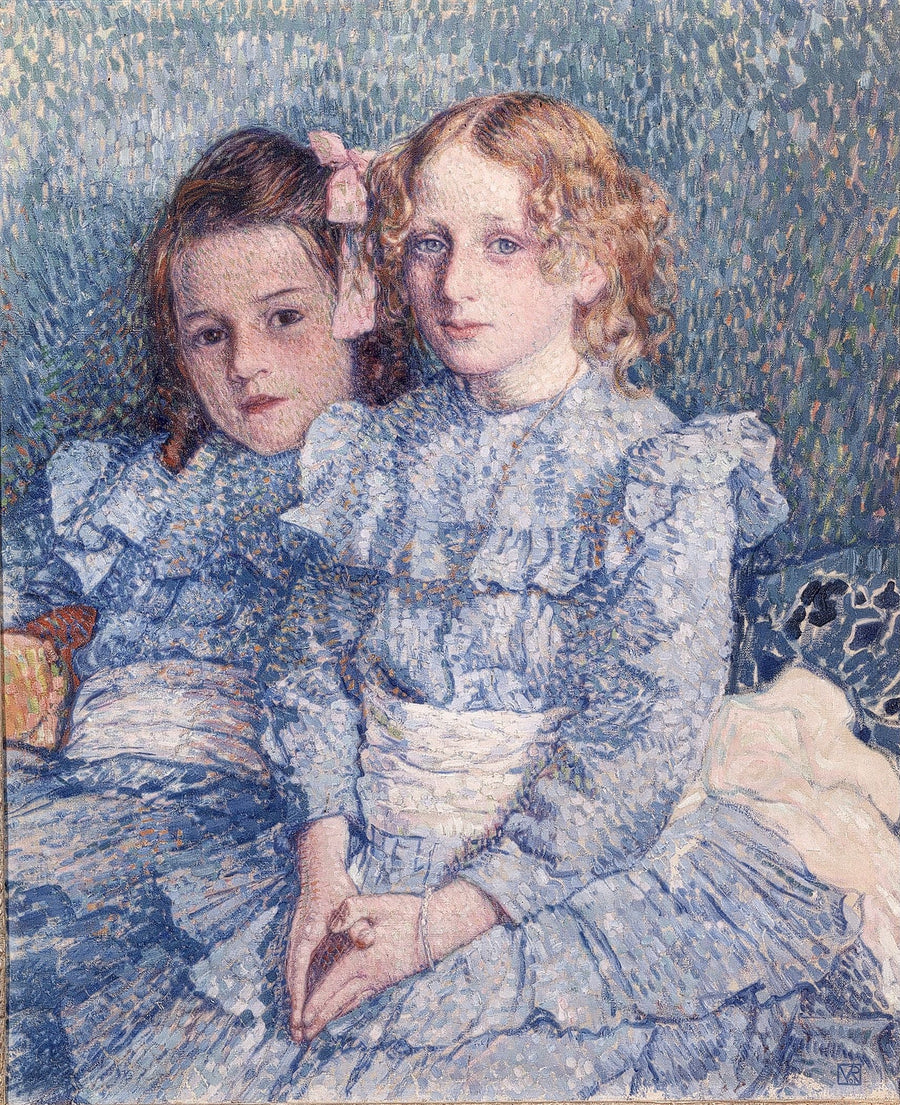 דיוקן של H����ne ו- Mich�tte Guinotte - The��o van Rysselberghe