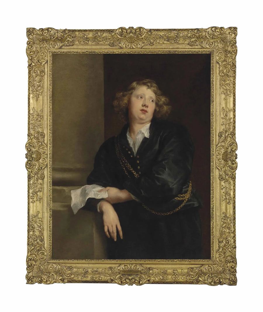 פורטרט של הנריקוס ליברטי (1628-1661). מלחין וכנר אורגן - אנטואן ואן דייק