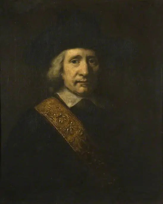 דיוקן של גבר (נושא הדגל, פלוריס סופ, 1604–1657) - רמברנדט