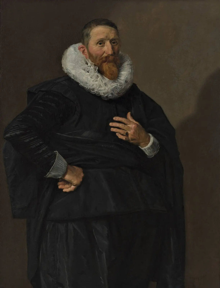 פורטרט של גבר, (אפשרי) יוהנס סאקמה (1572-1636) - פרנס הולס