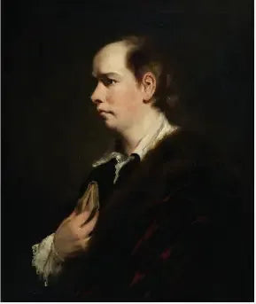 דיוקן של אוליבר גולדסמית' (1728-1774), דרמטורג וכותב - ג'ושוע ריינולדס