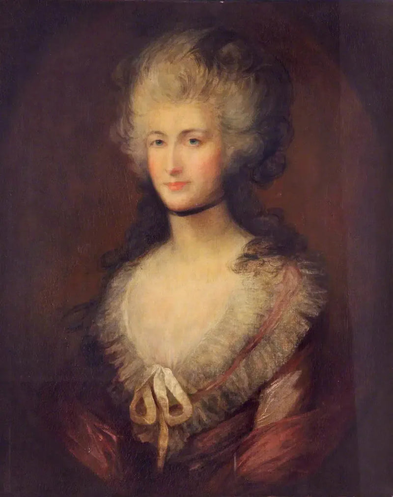 פורטרט של גברת (המכונה « גב' קתרין קלמפטס, 1762–1836 ») - תומאס גיינסבורו