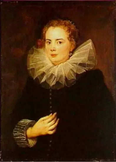 פורטרט של אשה מג'נובה, בערך 1625-1626 - אנטואן ואן דייק