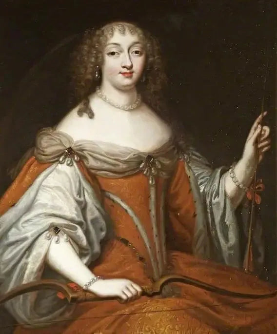 פורטרט של אשה (כנראה הנריוטה אן סטיוארט, 1644–1670, דוכסית אורסיי או מריה מנצ'יני, 1646–1714, נסיכת קולונה) - פייר מיגנאר