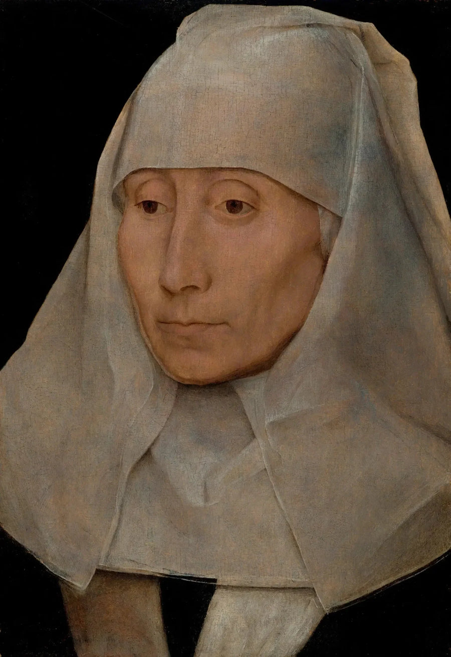 פורטרט של אישה מבוגרת - הנס מיילינג