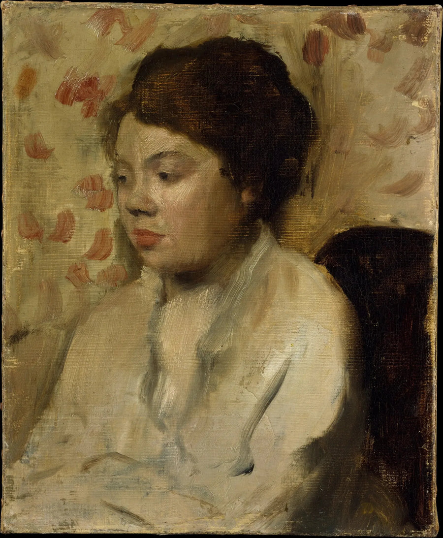 דיוקן של אישה צעירה - אדגר דגה