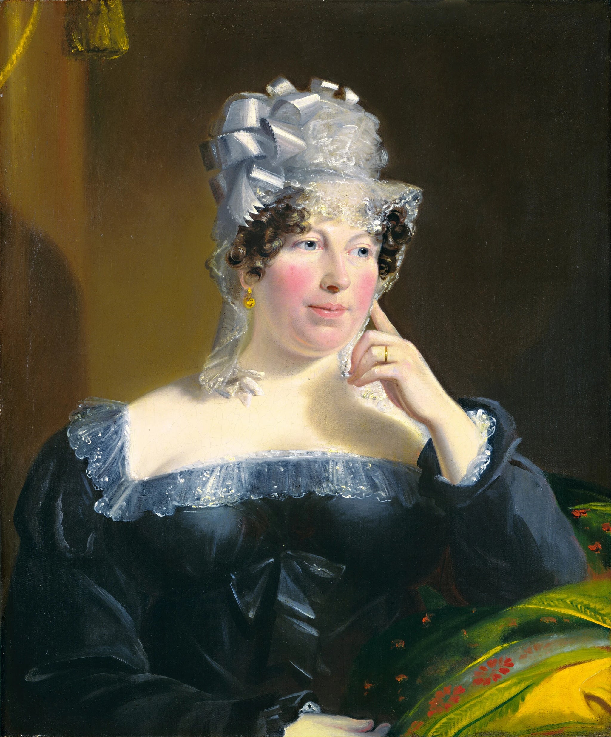 Portrait d'une dame - American 19th Century